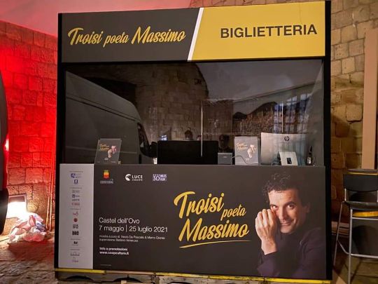 MOSTRA "TROISI POETA MASSIMO" 2021 CASTEL DELL'OVO 7 MAGGIO-25 LUGLIO