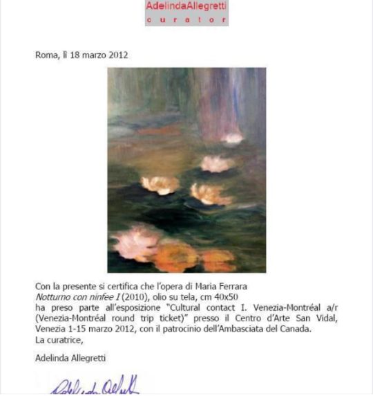 Esposizione "Cultural Contact I"