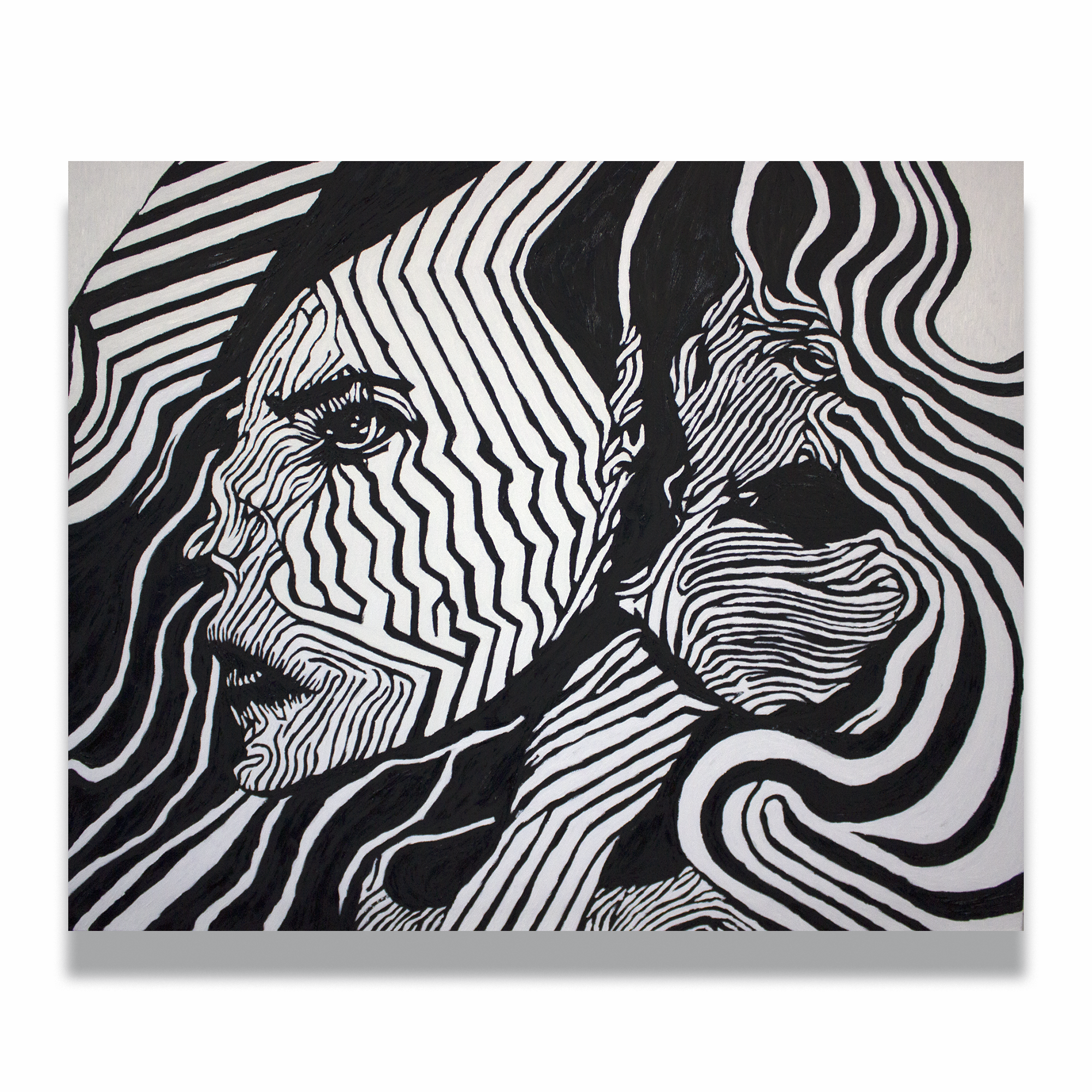Vuland's rival (2024) AndrBel. Oil on canvas, 100 × 80 cm (39,37 x 31,5 in.)