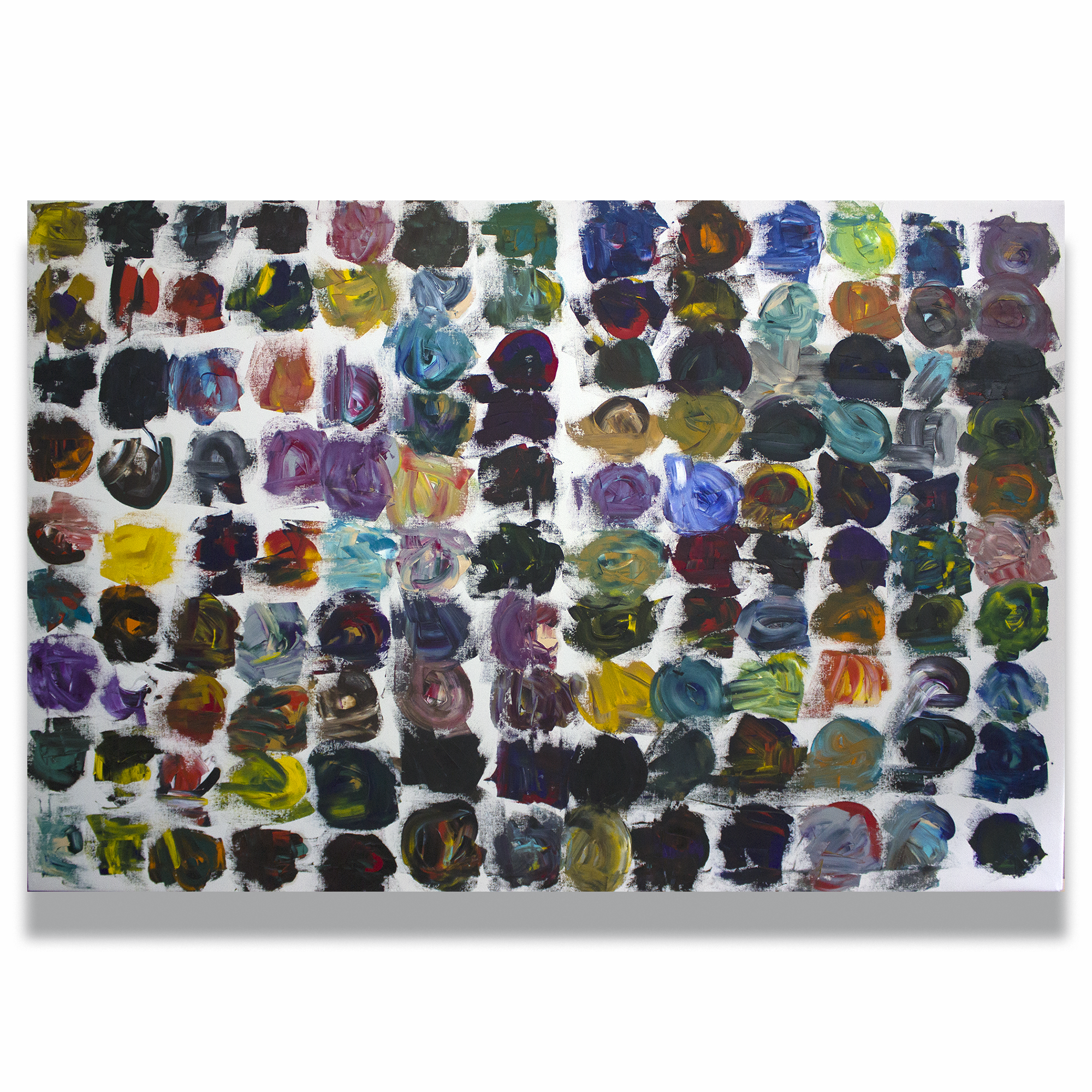 125 Days (2025) AndrBel. Oil on canvas, 150 × 100 cm (59.06 × 39.37 in)